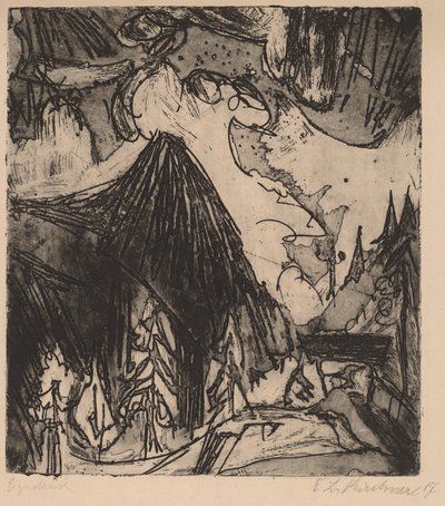 Seehorn, 1919. by Ernst Ludwig Kirchner