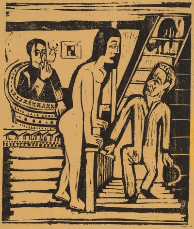 Ziyaret, 1923. by Ernst Ludwig Kirchner