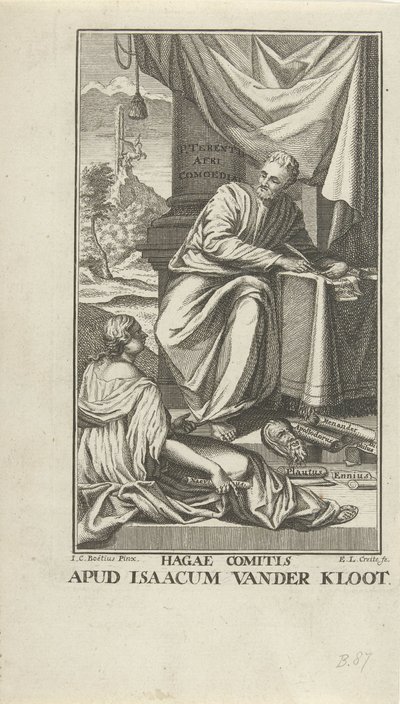 Başlık sayfası Komedi voor Terentius Komedi (nesne üzerine başlık) by Ernst Ludwig Creite