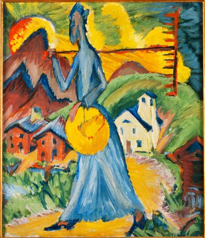 Alpenleben, Üç Parça; Alpenleben, Triptychon by Ernst Ludwig Kirchner