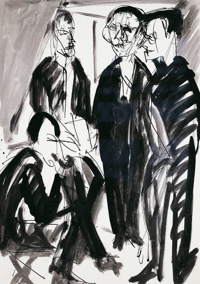 Ernst Ludwig Kirchner (1880-1938) tarafından Dresden