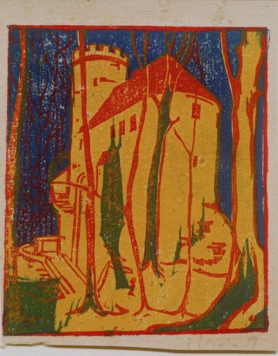 Rabenstein Kalesi by Ernst Ludwig Kirchner