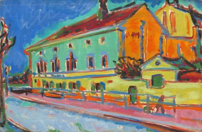 Dans Salonu Bellevue [ön yüz] by Ernst Ludwig Kirchner