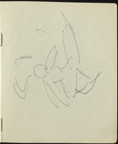 Dansçılar ve Göstericiler (Bir Eskiz Defterinden Sayfa) by Ernst Ludwig Kirchner