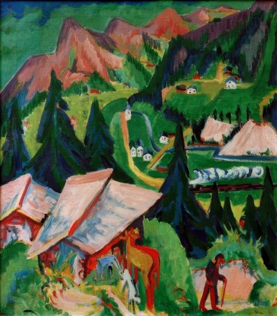 stafelden Junkerboden by Ernst Ludwig Kirchner