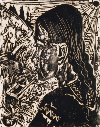 Dorli, 1917 by Ernst Ludwig Kirchner