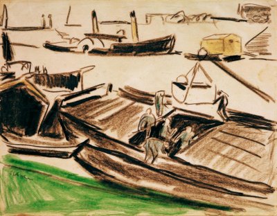 Elbzillen II by Ernst Ludwig Kirchner