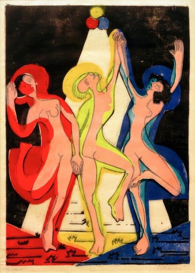 renk dansı by Ernst Ludwig Kirchner