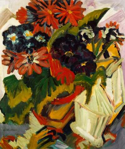 Saksı ve Şekerlik, 1918-19 by Ernst Ludwig Kirchner