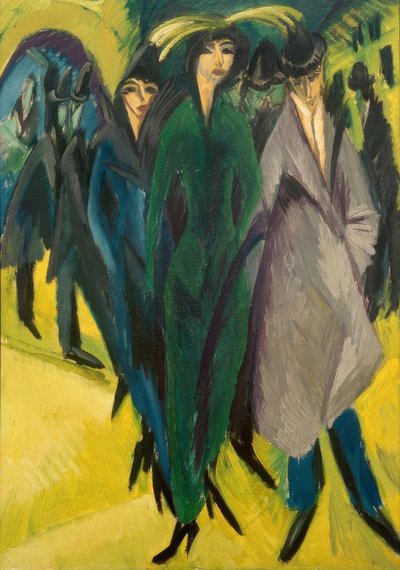 Sokaktaki kadınlar by Ernst Ludwig Kirchner