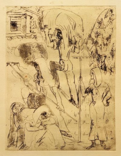 saman yapımı by Ernst Ludwig Kirchner