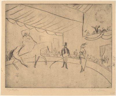 hipodrom by Ernst Ludwig Kirchner