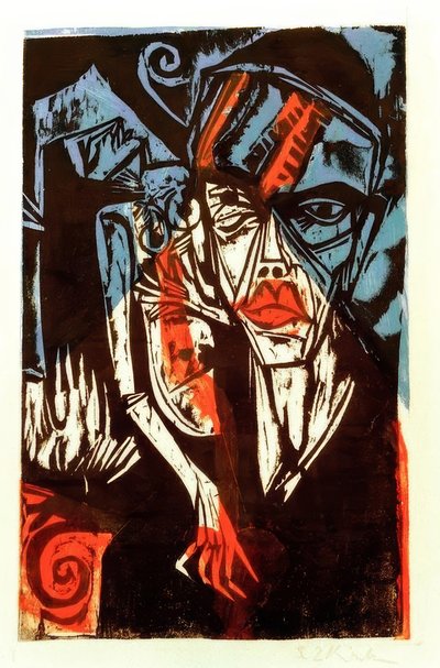 Kavgalar (aşk eziyetleri) by Ernst Ludwig Kirchner