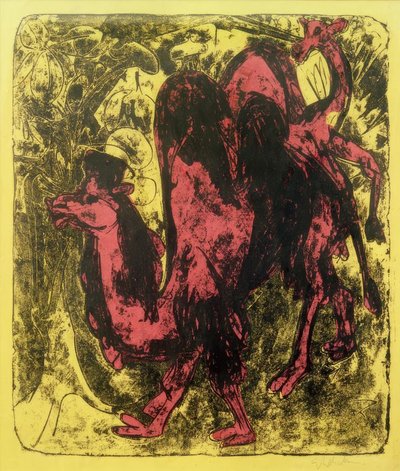 Deve ve dromedary by Ernst Ludwig Kirchner