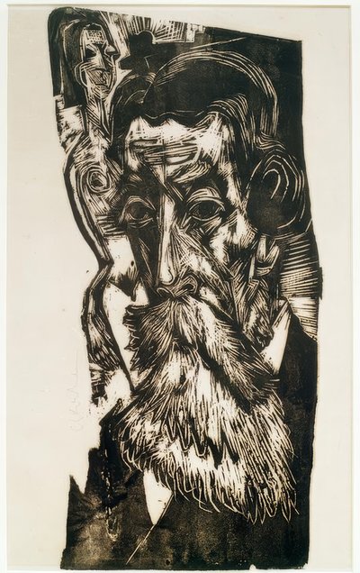 Ludwig Schames Başkanı by Ernst Ludwig Kirchner