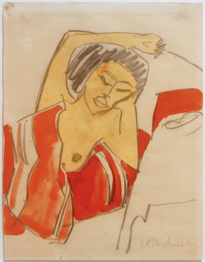 yalancı zenci by Ernst Ludwig Kirchner