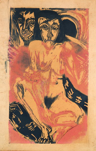 melankoli kız by Ernst Ludwig Kirchner