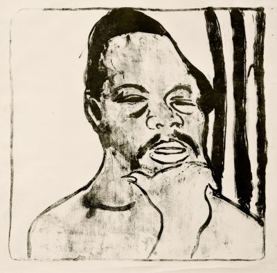 Negerkopf by Ernst Ludwig Kirchner