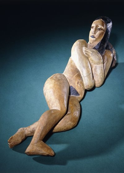uzanmış çıplak; uzanmış, c.1911-1912 by Ernst Ludwig Kirchner
