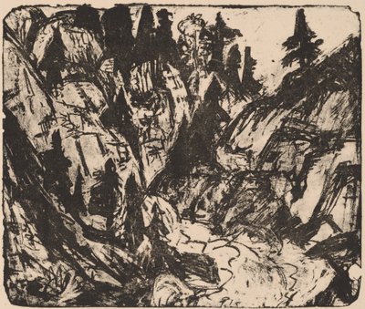 Kayalık Akış by Ernst Ludwig Kirchner