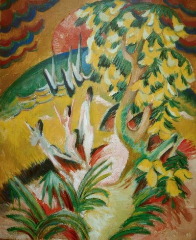Yuvarlak defne by Ernst Ludwig Kirchner
