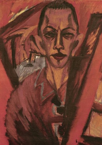 otoportre by Ernst Ludwig Kirchner