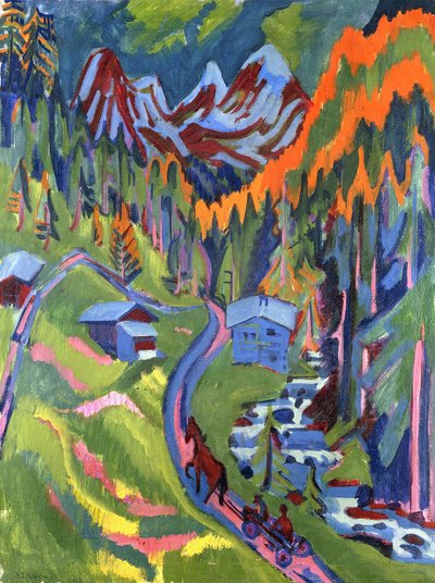 Yazın Sertig Yolu; Sertigweg im Sommer, 1923 by Ernst Ludwig Kirchner