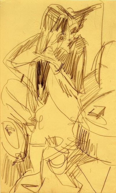 penye hareketi by Ernst Ludwig Kirchner