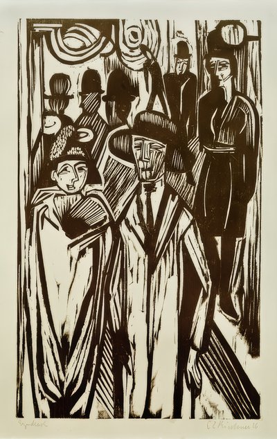 sokak by Ernst Ludwig Kirchner