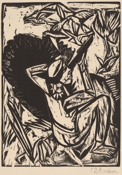 martı avcısı by Ernst Ludwig Kirchner