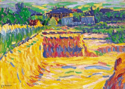 Tınlı Çukur, c. 1906 by Ernst Ludwig Kirchner