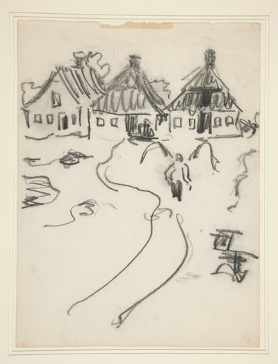 Üç Ev by Ernst Ludwig Kirchner