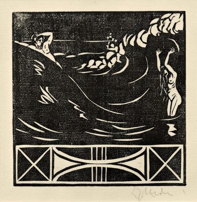 ayrılma by Ernst Ludwig Kirchner