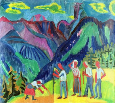 Bilinmeyen resim by Ernst Ludwig Kirchner