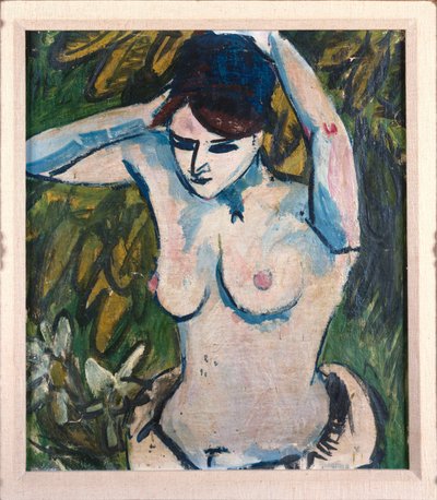 Kollarını Kaldırmış Kadın, 1910 by Ernst Ludwig Kirchner