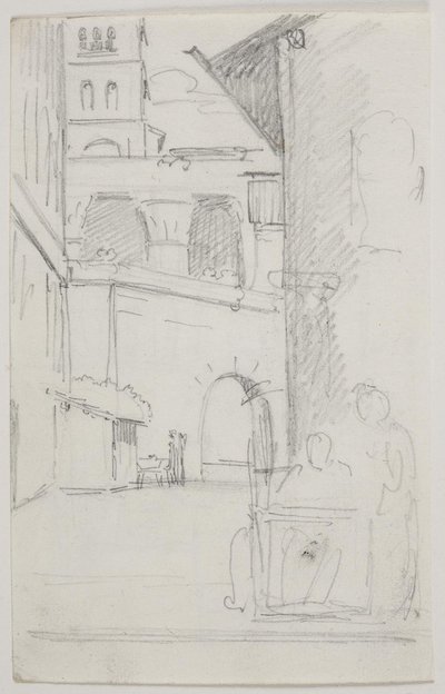 "Mektup Yazarı ve Kız" Çalışması by Ernst Meyer