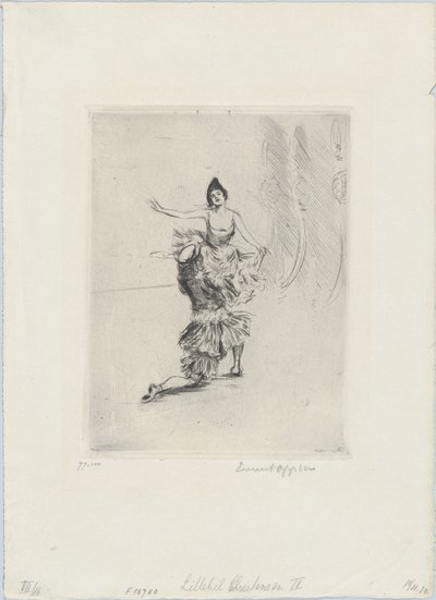 Lillebil Christensen IV, 1920. by Ernst Oppler