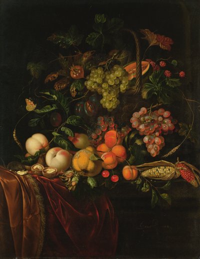 Meyve Natürmort by Ernst Stuven