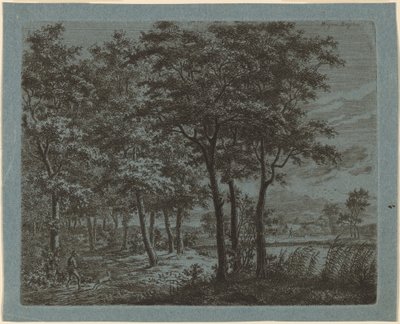 Yakacak Odun Taşıyan Köylü Manzarası by Ernst Willem Jan Bagelaar