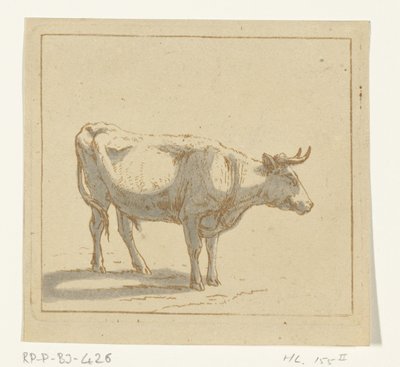 Boğa ayakta, sağa dönük by Ernst Willem Jan Bagelaar