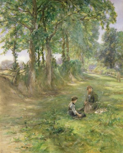 Gamekeepers Rest, 1897 (wc) by Erskine E. Nicol