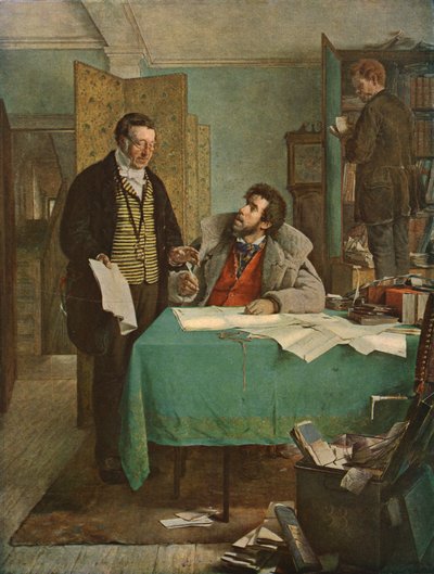 Yeni Kira Sözleşmesinin İmzalanması, 1868, c1930. by Erskine Nicol