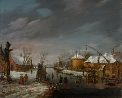 kış sahnesi by Esaias I van de Velde