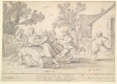Bir Kızın Peşinde Olan Erkekler by Esaias van de Velde