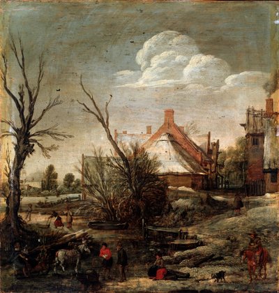 Kış, 17. yüzyıl by Esaias van de Velde
