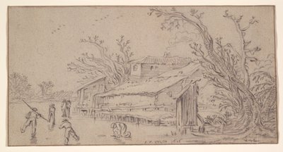 Kış Manzarası by Esaias van de Velde