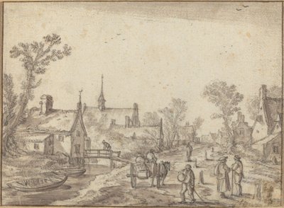 Köy Sokağı by Esaias van de Velde I