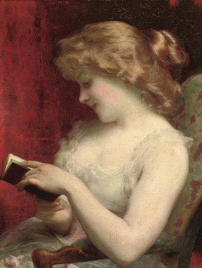 Güzel bir okuma by Etienne Adolphe Piot