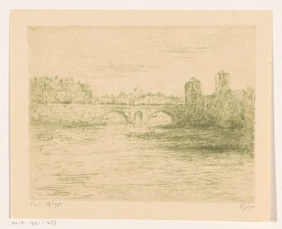 Tiber, Roma by Etienne Bosch (signed by artist)