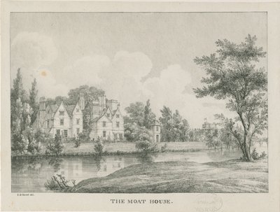 Tamworth - Hendek Evi: çinkograf, nd [1796-1865] by Etienne Bruno Hamel